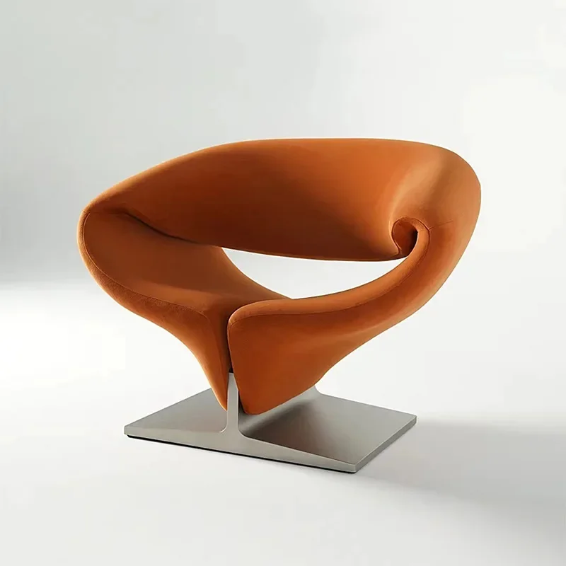 Special-shaped leisure reception negotiation chair beauty salon streamer chair Internet celebrity designer makeup