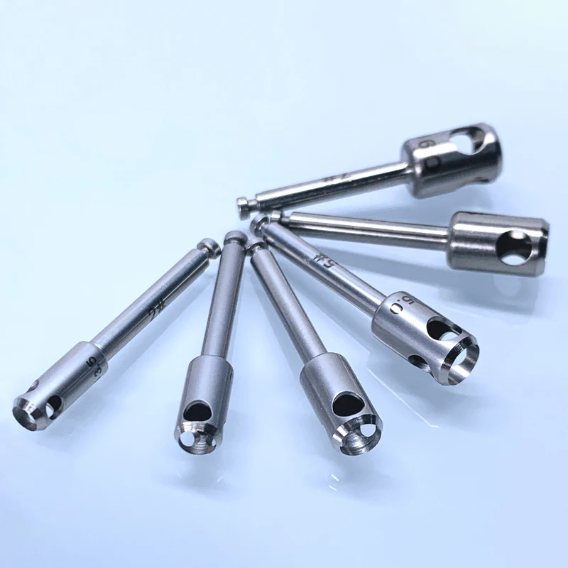 Dental Surgical Implant Open Rotary Tissue Punch Standard Latch End for Dental or Implant Handpiece