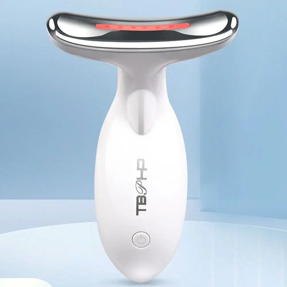 

LED Photon Therapy Neck Beauty Instrument Skin Tightening Lifting Cream Absorb Instrument Neck Face Beauty Device Skin Care Tool