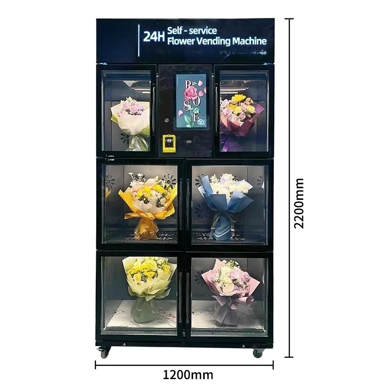 

FOODLINE Customized Multi Function Flower Vending Machine Fresh Artificial Flower with Cooling