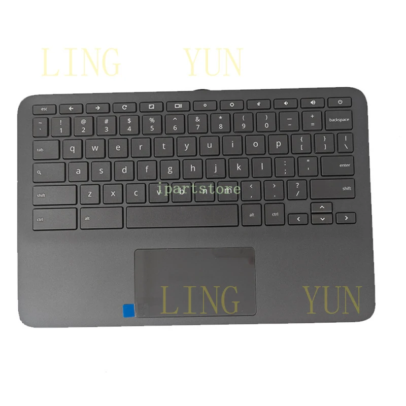 nouveau-pour-hp-chromebook-11a-g8-ee-repose-poignets-avec-clavier-et-pave-tactile-l92832-001