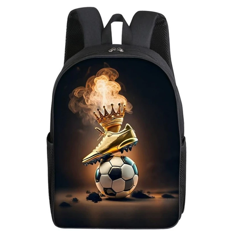 

Red Fire Football Backpack 3D School Bag Sets for Teenager Boys Girls Cartoon Kids Schoolbags Children Mochilas