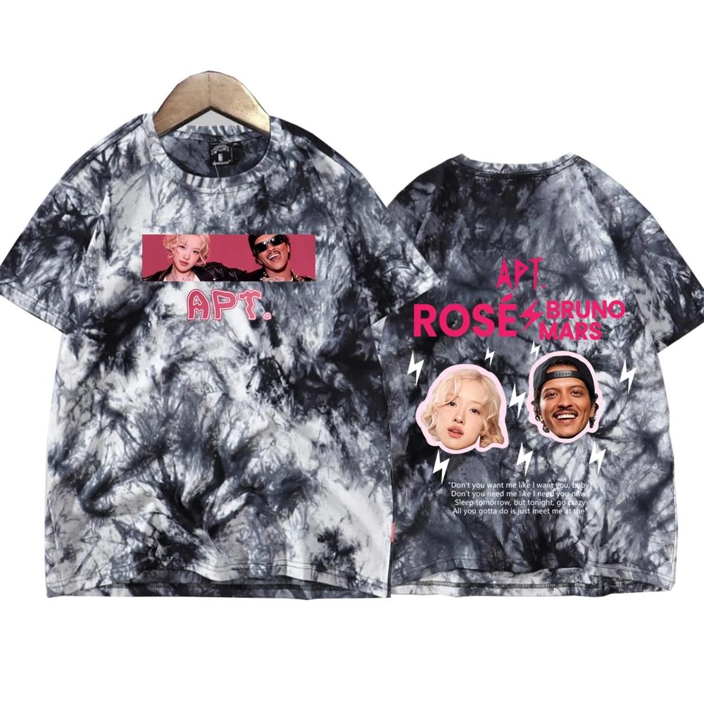 Rose Rosie APT Shirt Rose and Bruno APT Album Merch Tie Dyed Shirt Women T-Shirts