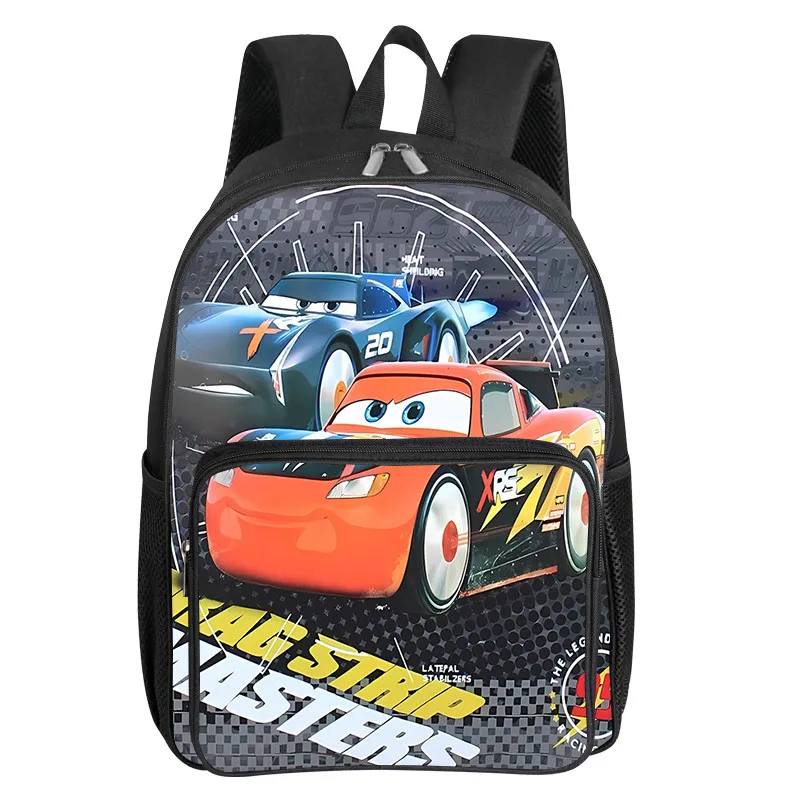 

Anime Flying Car Pattern Square Front Pocket Backpack for Boy and Girls Best Gifts 3D Cartoon SchoolBags for Children