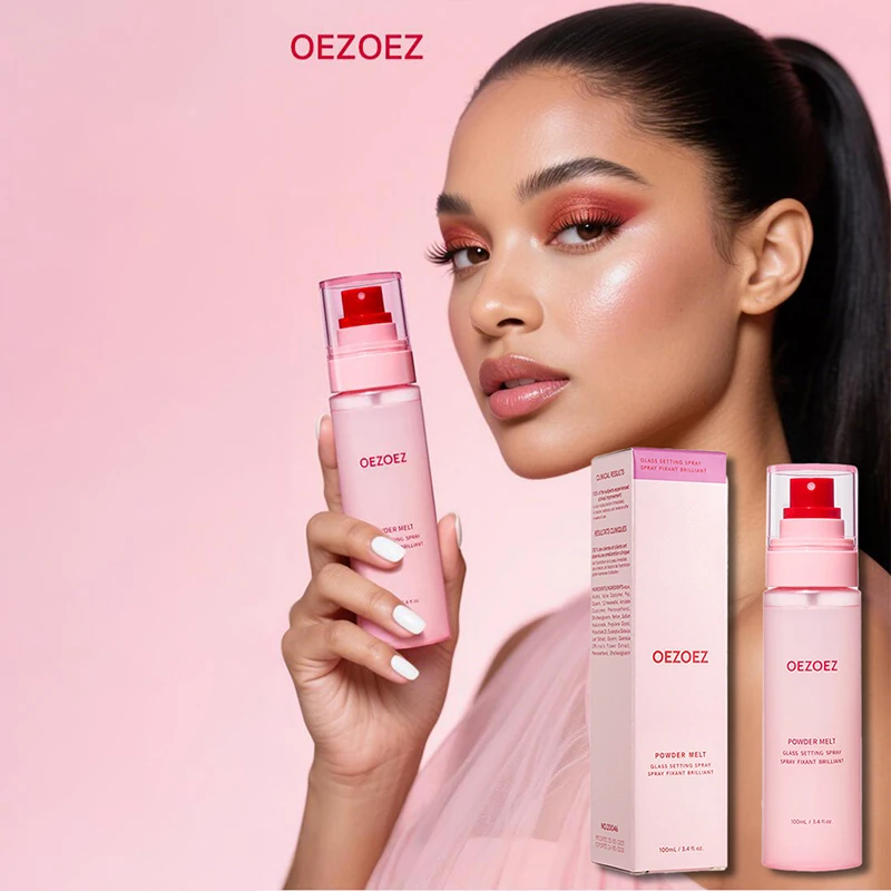 Setting Spray Makeup Fixer Hydrating Finishing Mist Lightweight Dewy Natural Glow Spray Facial Primer Mist Longwear Hold Fresh
