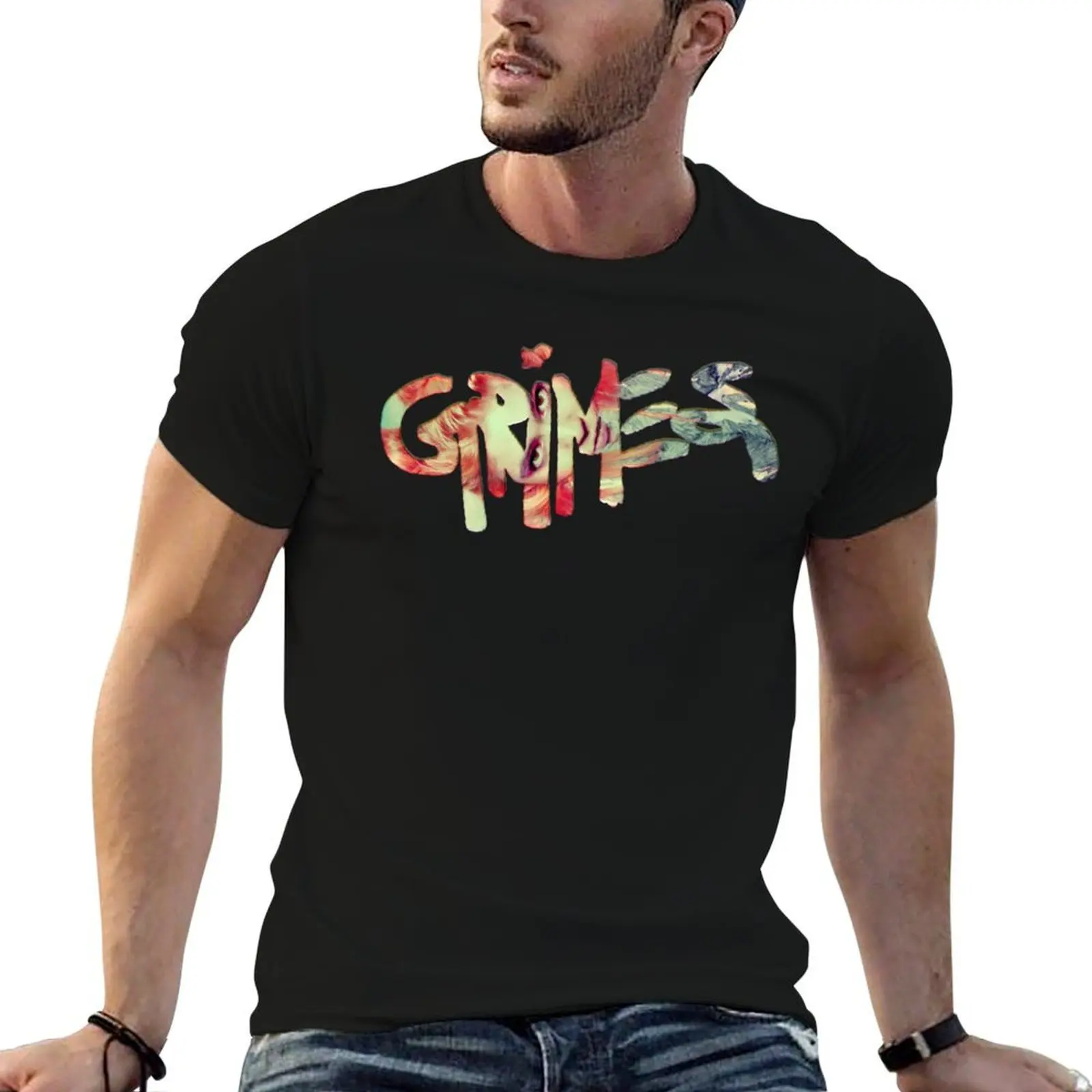

grimes T-Shirt man t shirts high quality luxury brand t shirt man cotton T-Shirt