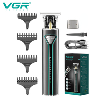 VGR Hair Trimmer T9 Hair Clipper Metal Haircut Machine Professional Rechargeable Cordless Electric Trimmers for Men V-009