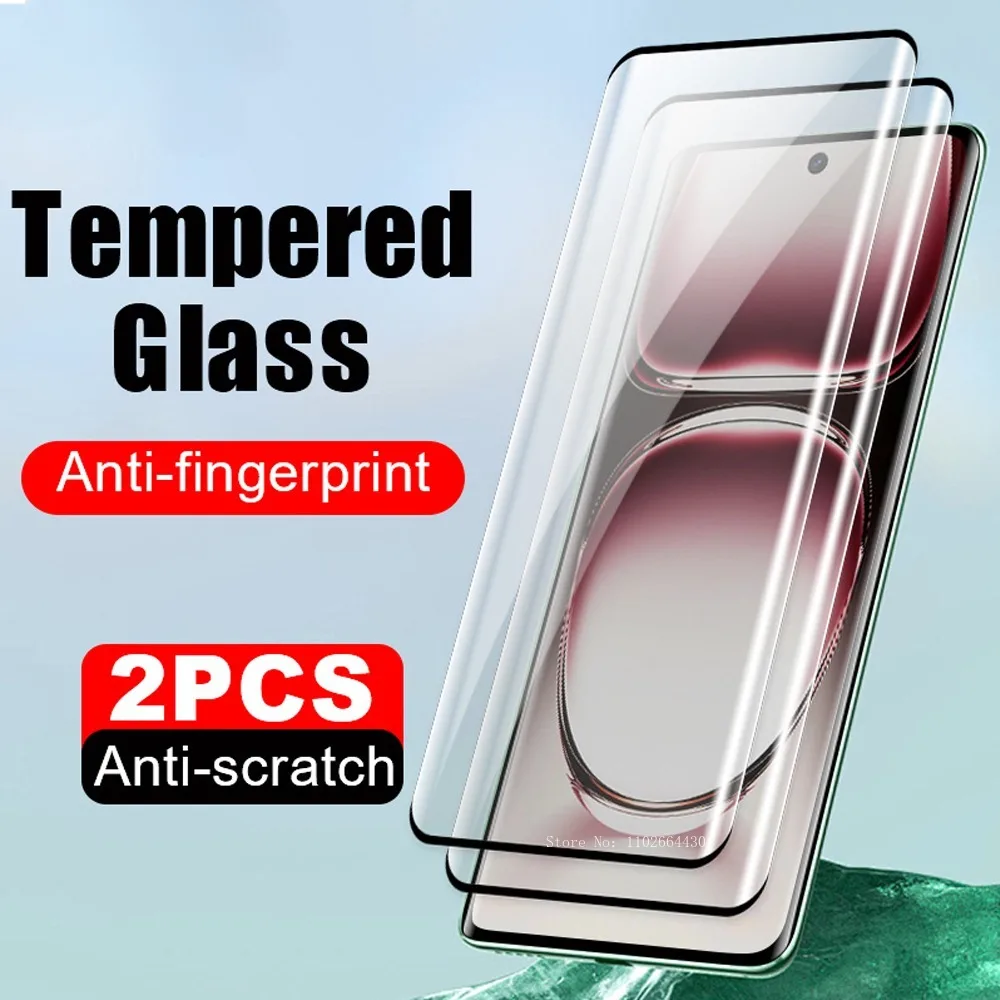 2Pcs Protective Film for OPPO Reno 12 Pro 11 10 9 Pro Tempered Glass Screen Protector for OPPO Find X7 X6 Pro Glass Smartphone