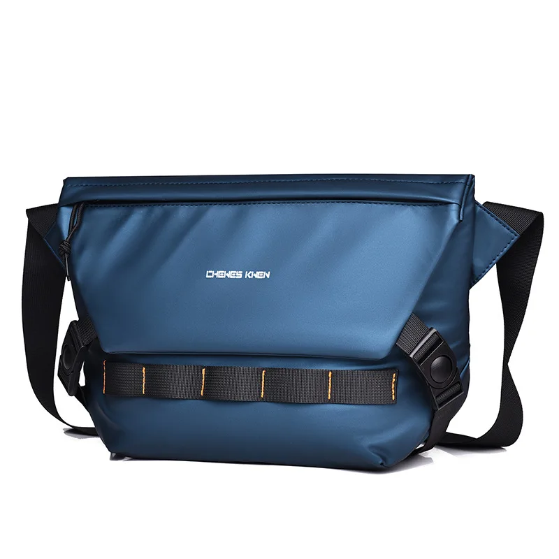 Bolso de hombro deportivo para hombre, bandolera de pecho de gran capacidad, cartera para teléfono móvil, bolso de mensajero para hombre