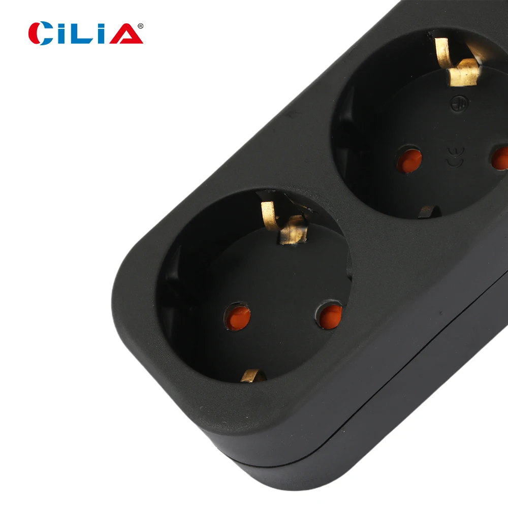 Dual Schuko Adapter Plug, Cableless, 3680 W Max, Max 250 V / 16 A Multiplug, 3-Fold image 6