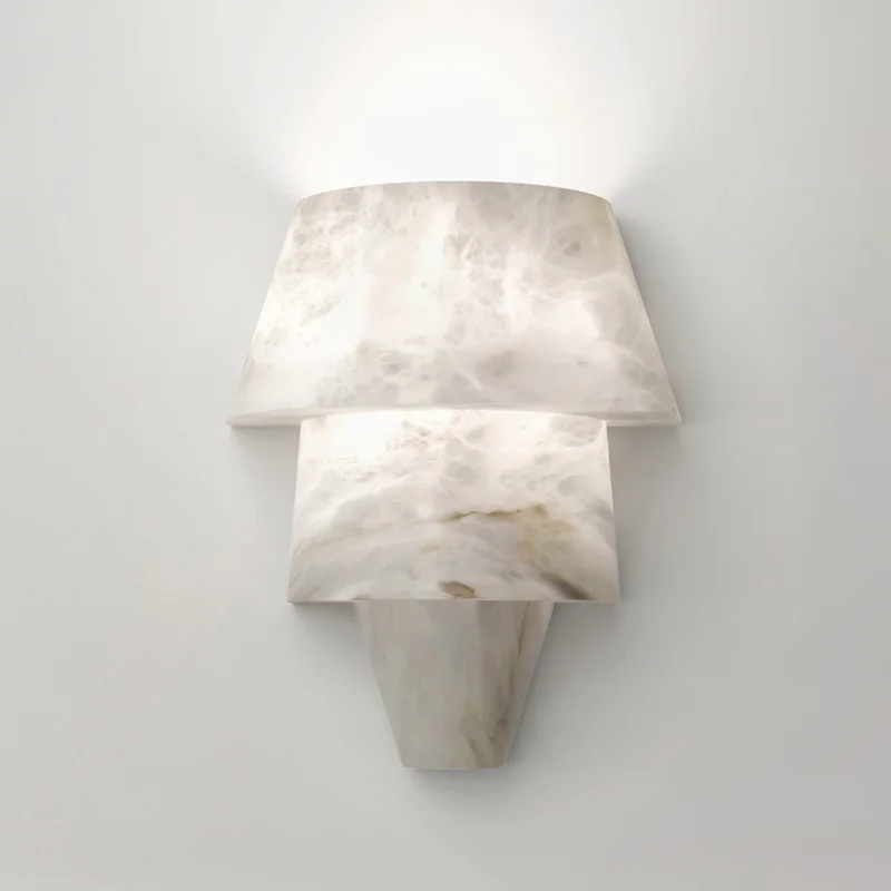 

Minimalist American light luxury marble wall lamp bedroom living room decorative wall lamp