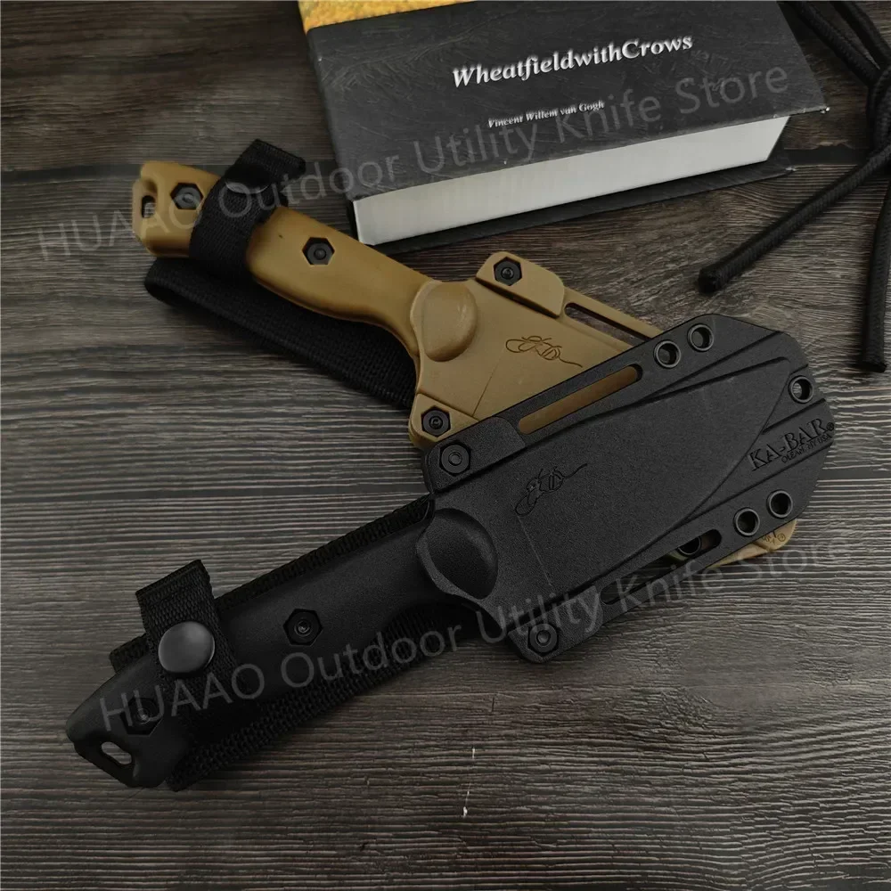 Tactical Fixed Blade Knife BK18 / 19 Outdoor EDC Hunting Camping Cutting Survival Knives D2 Blade Nylon Glass Fiber Handle