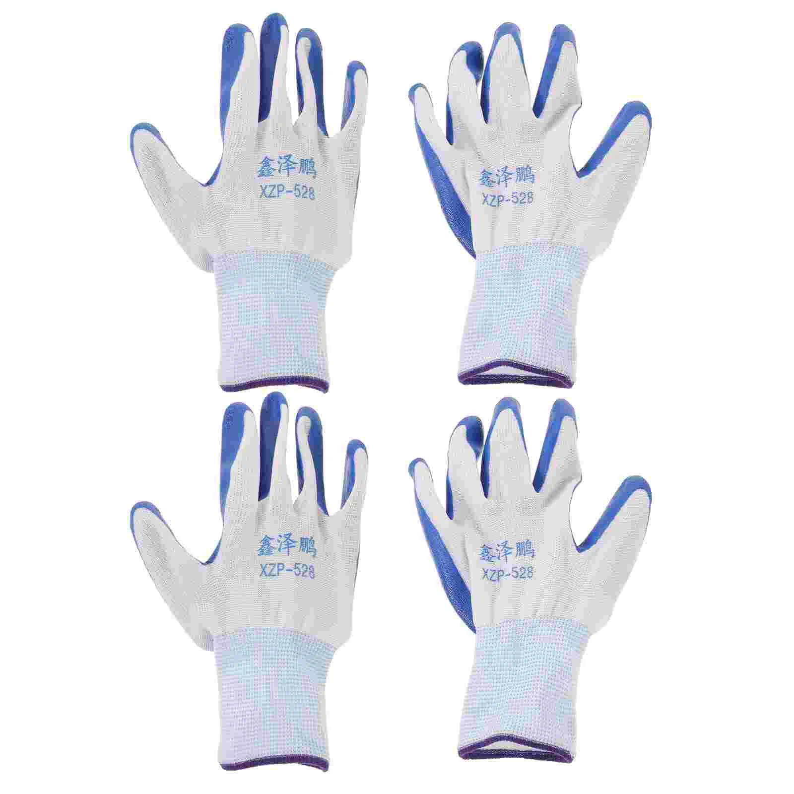 2 Pairs Anti Bite Gloves Anti-bite Pet Feeding Accessory Protective PVC Hamster Work Supplies Accessories for Parrot Bite-proof