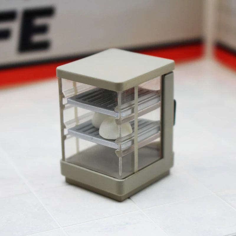 บ้านตุ๊กตาอุปกรณ์เสริม Miniature ร้านสะดวกซื้ออาหารเช้าความร้อนฉนวนกันความร้อนตู้ของเล่น MINI อาหารตู้