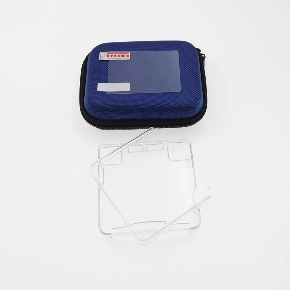 1Set Carrying Pouch Bag & Screen Protector Film For GBA SP Game Console, Clear Protective Cover Shell Housing Storage Case Box view 4