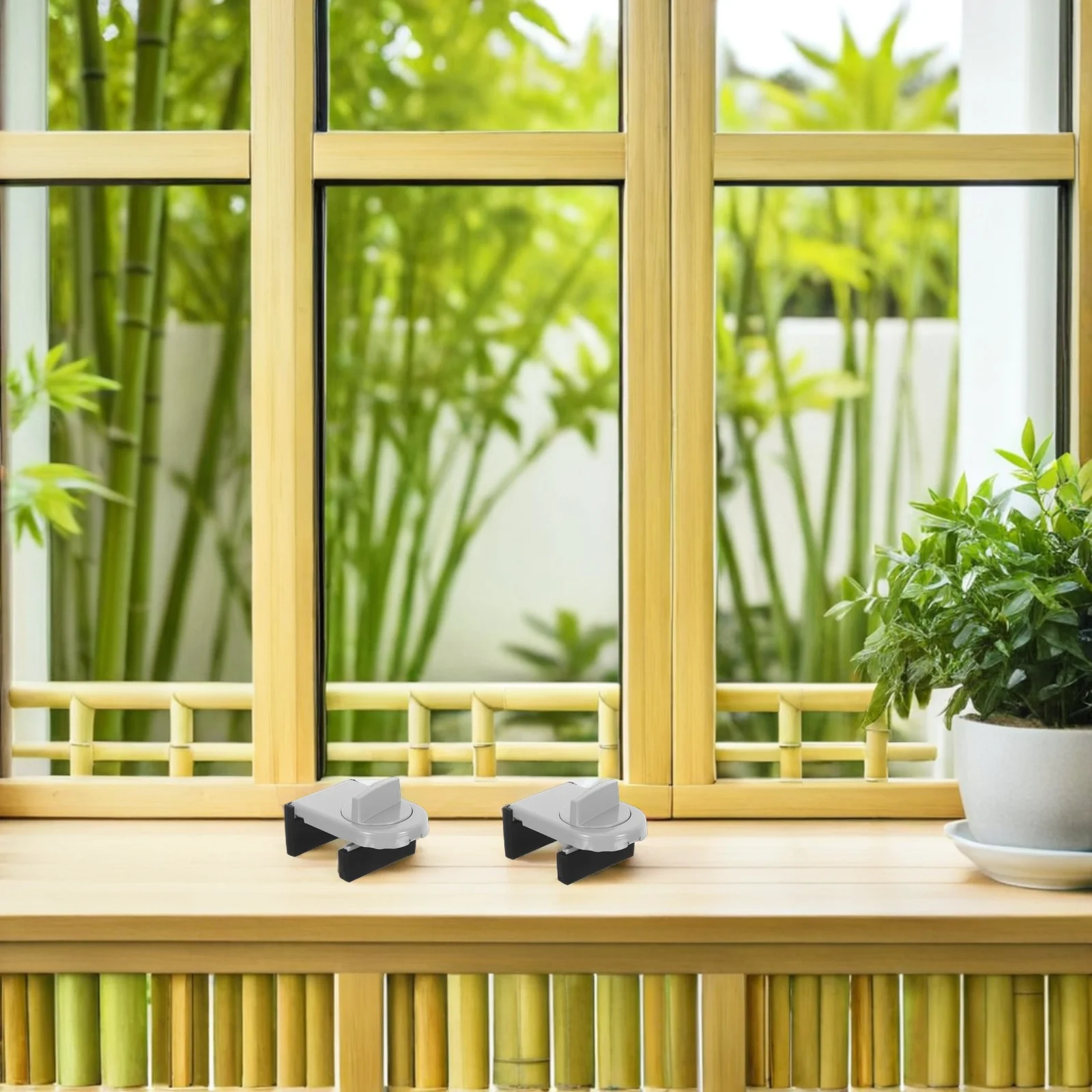 

4pcs Aluminum Alloy Sliding Window Locks Adjustable For Home Office Security Safety Protection Smooth Operation Wind