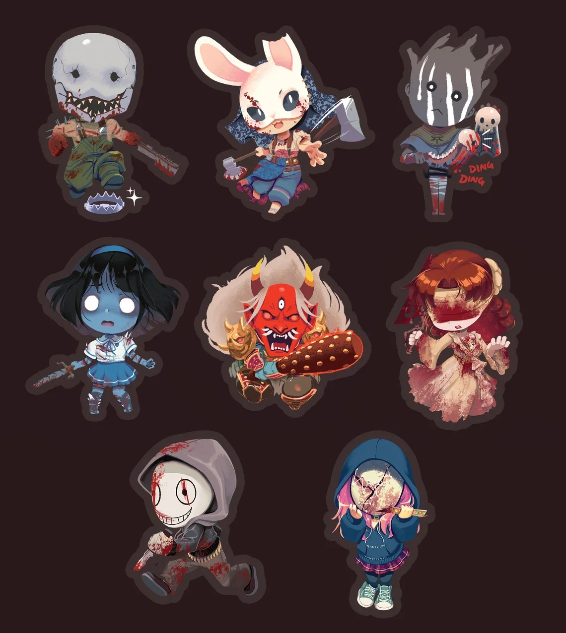 Killer - Transparent Acrylic Pendant Keychain