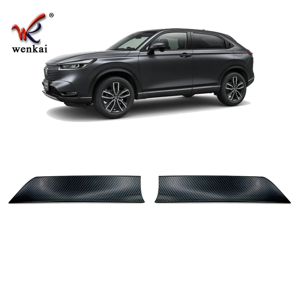 

For Honda HRV HR-V Vezel 2021 2022 Exterior ABS Chrome Rear Door Trunk Strip Tailgate Edge Moulding Trims Cover