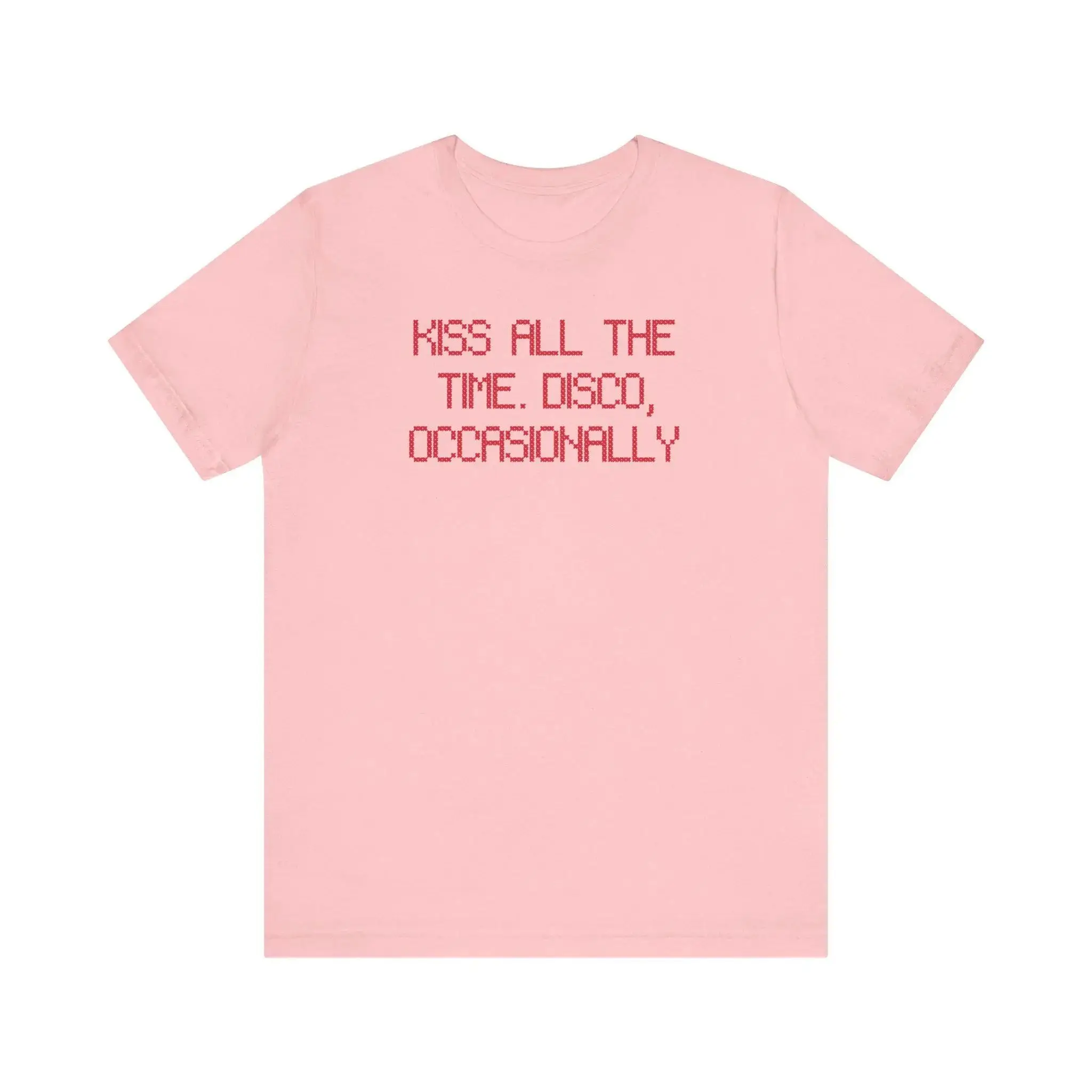 Nieuw album Kiss All The Time. Disco Occasioneel bedrukt katoenen shirt Harry Styles T-shirts Zomer O-hals T-shirt Fan Gift Unisex