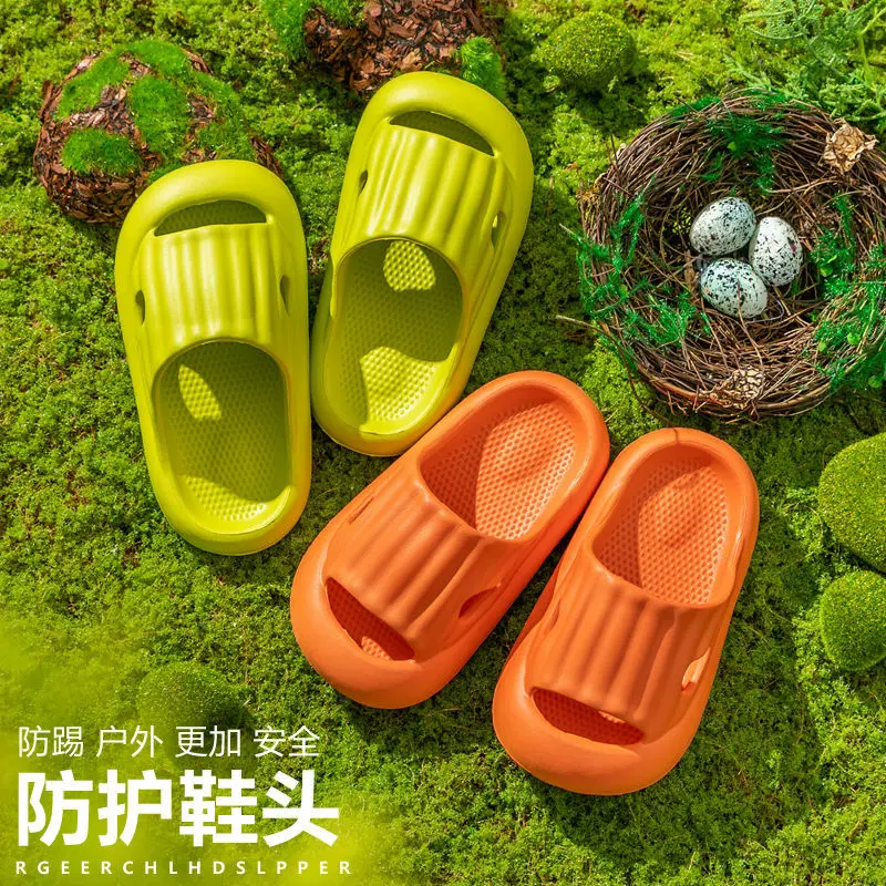 Summer Children Sandals And Slippers Home Indoor Children Cartoon Non-slip Bath Slippers For Boys And Girls Summer Slipper