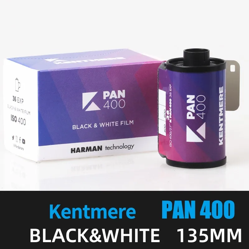 

Kentmere PAN400 135mm IOS 400 Black and White Negative Film