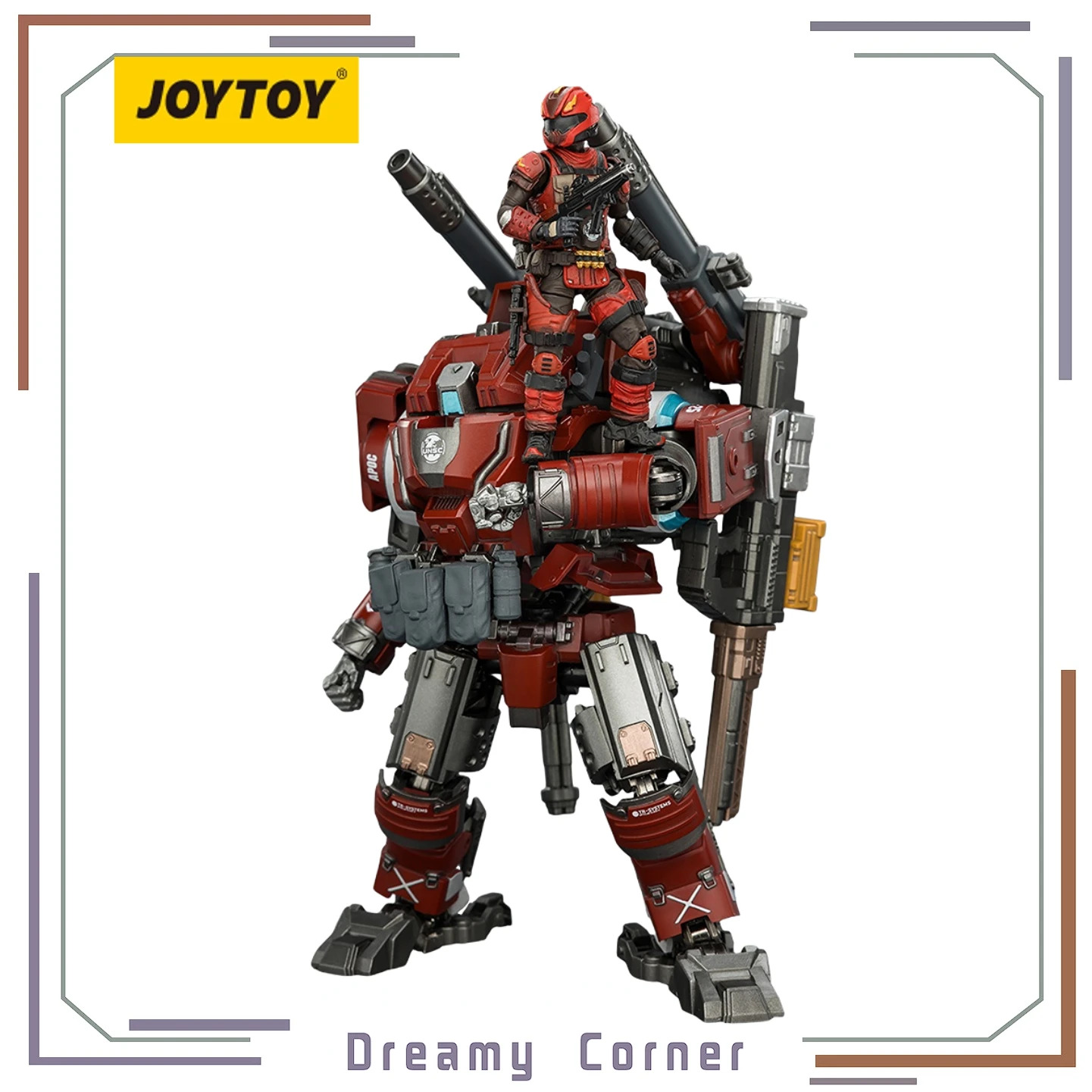 

【Pre-sale】JOYTOY Dark Source APOC Series Iron Skybearer Heavy Fire Assault Mech ST-8625 UNSC Assaulter Elias 1/25 Action Figure