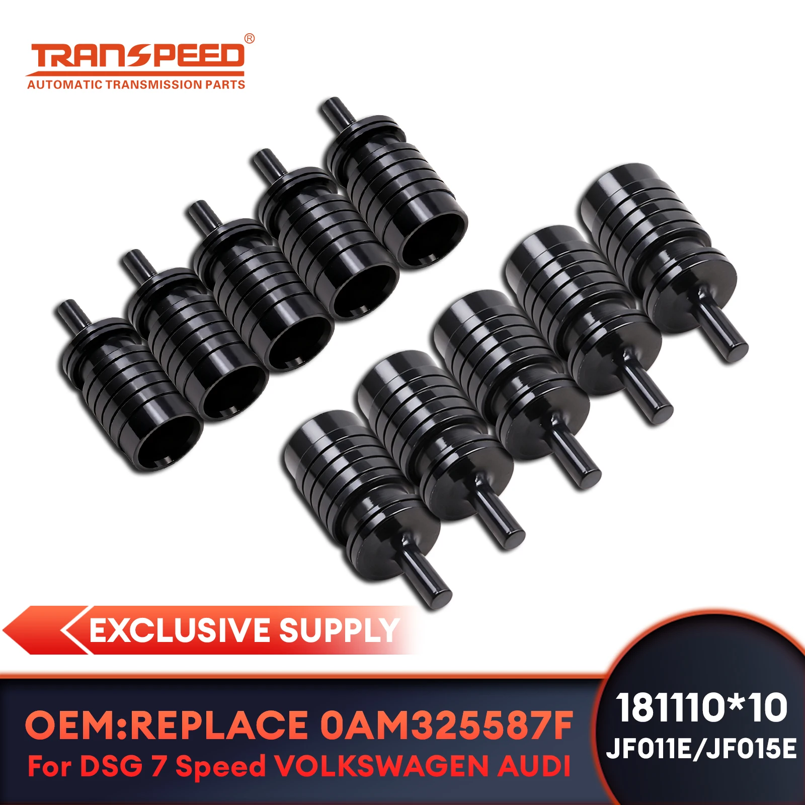 

TRANSPEED JF011E RE0F10A JF015E RE0F11A Transmission Oil Pump Valve Plunger for Nissan Suzuki Mitsubishi 33510N-02 33510N-01