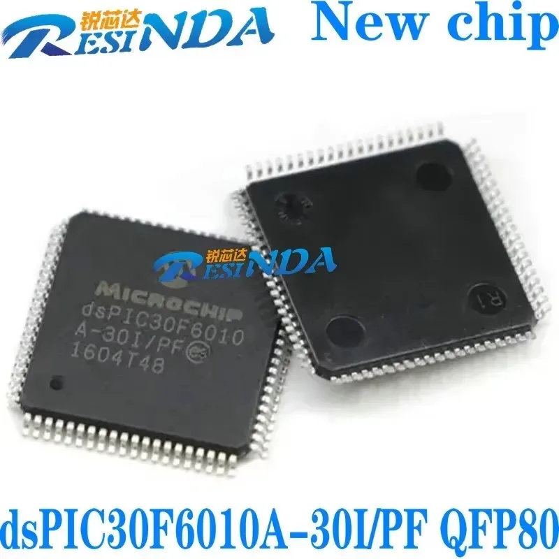 الأصلي حقيقية DSPIC30F6010A-30I/PF TQFP-80 متحكم رقاقة متحكم IC