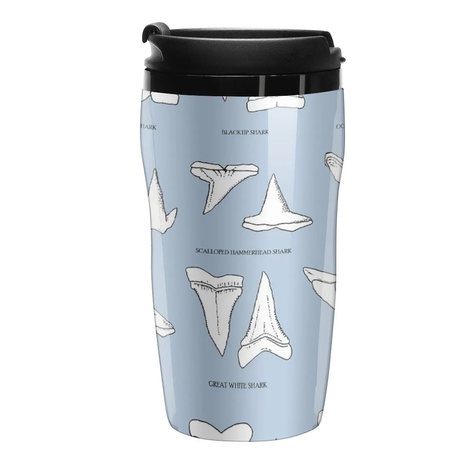 

New SHARK TEETH Travel Coffee Mug Espresso Shot Vintage Cup Cute Mugs Coffee Bowls