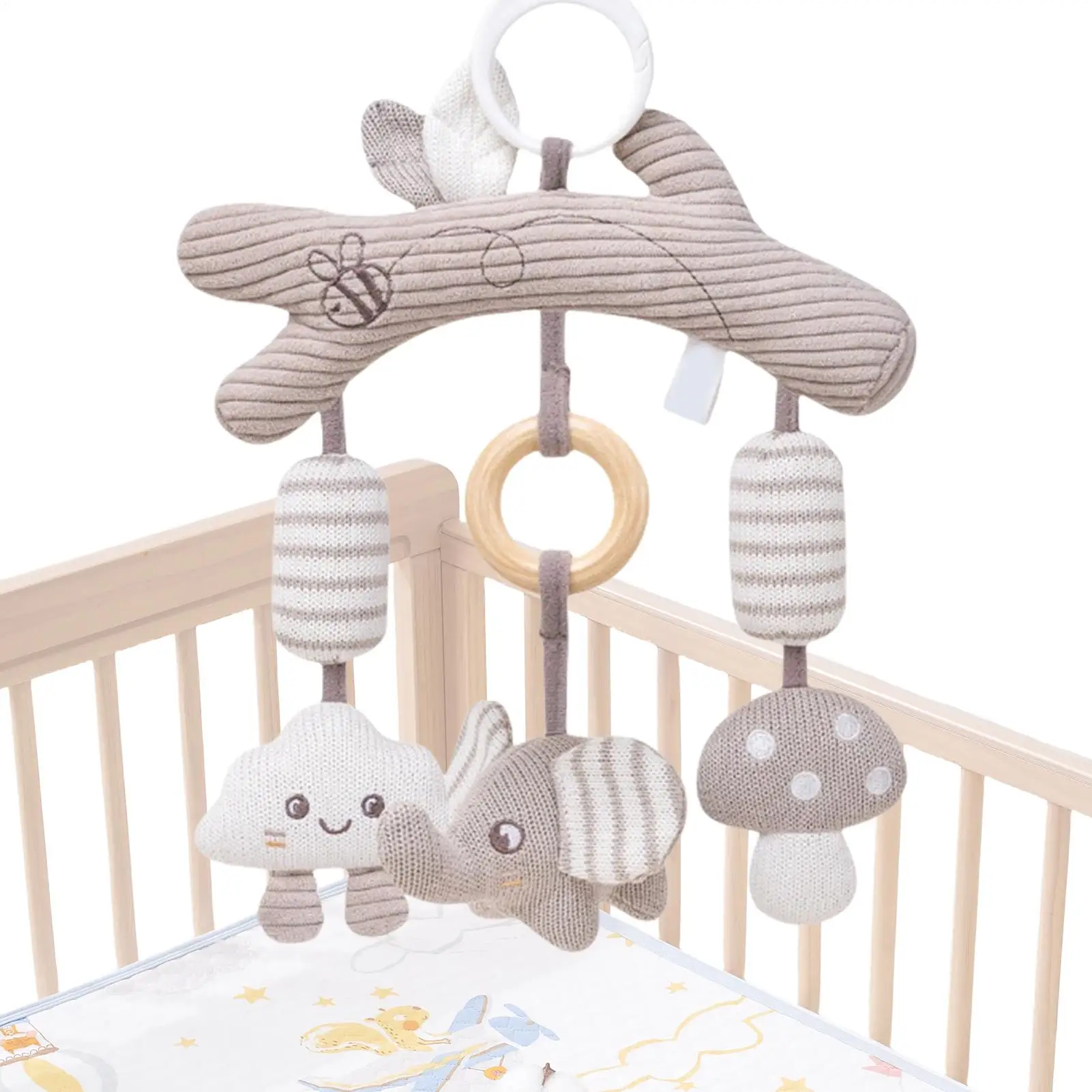 

Baby Toys For Car Seat Stroller Car Toys Hangable Wind Chime Learning Activities For Boys Girls Cot Crib Outdoor Park Travel