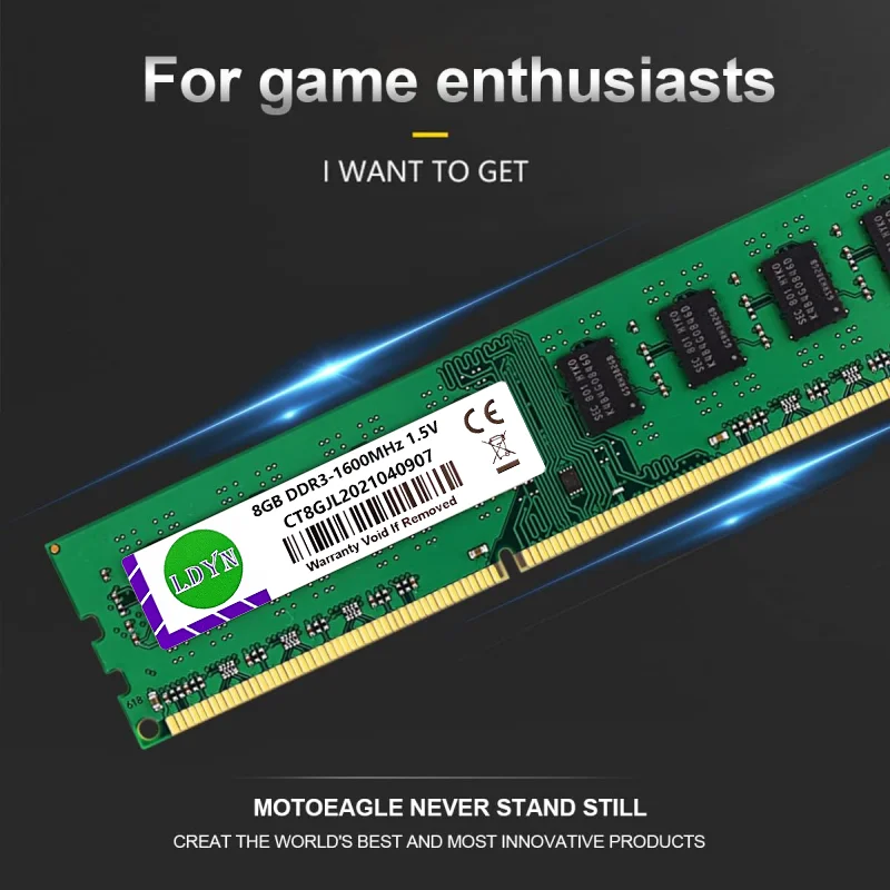 DDR3 2G 4GB 8GB 1066MHZ 1333MHZ 1600Mhz RAM Desktop Memory PC3