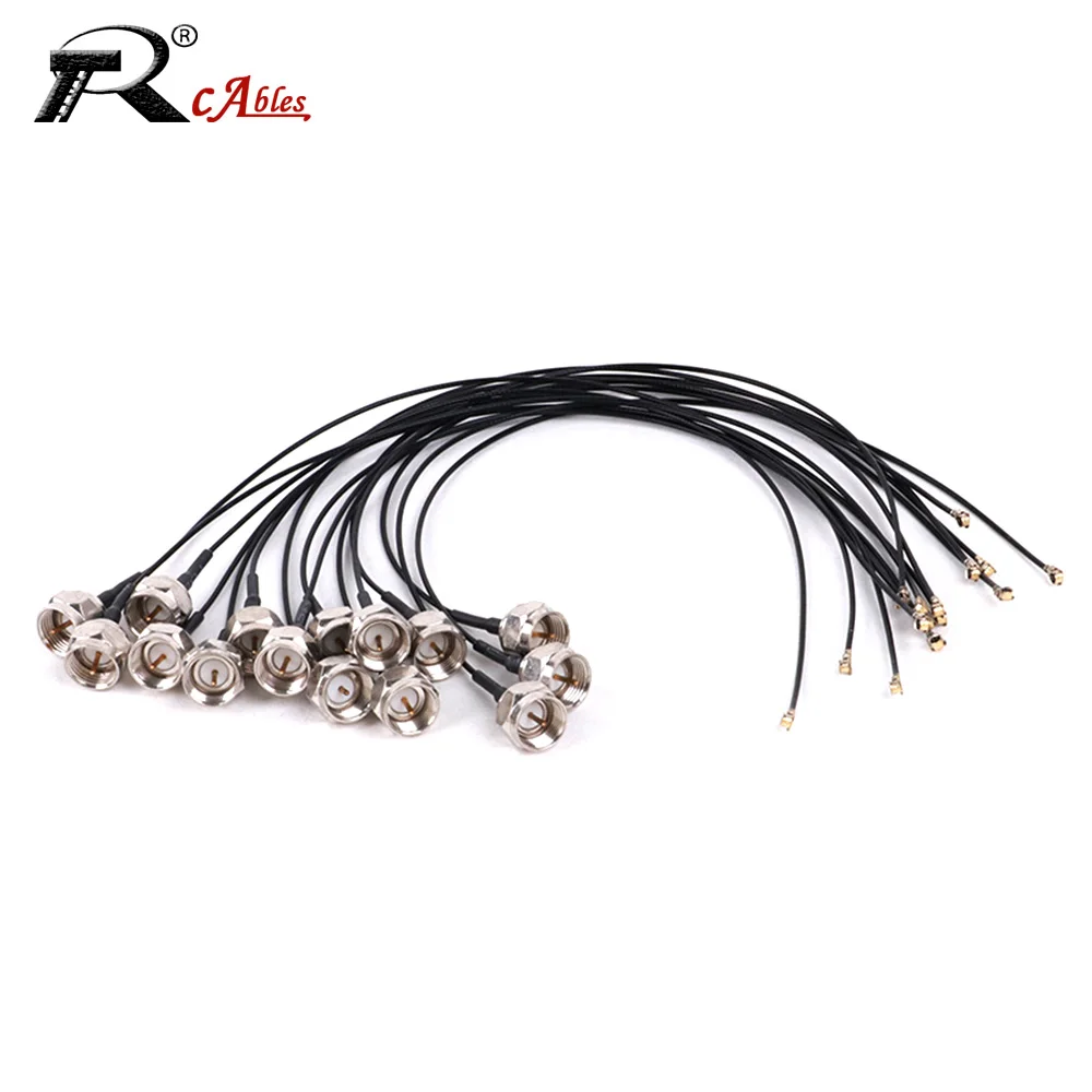 1PC F żeńskie do u.FL/IPX/IPEX1/IPEX4 MHF4 żeńskie gniazdo Pigtail RF1.13 RF kabel koncentryczny 3G przedłużacz antenowy drut 15CM 30CM