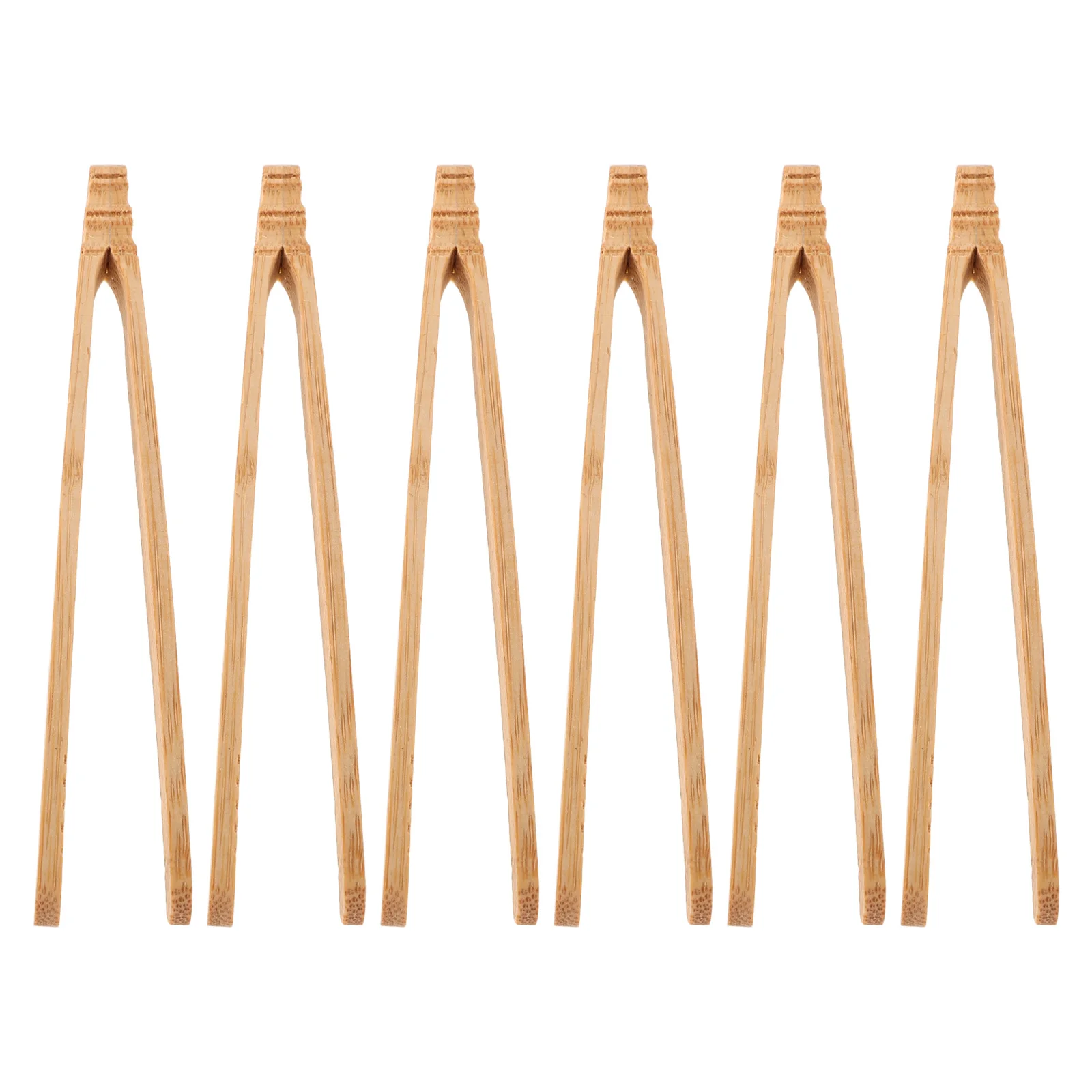 6pcs Wooden Tweezers Montessori Fine Motor Skills For Preschool Kids Hand Eye Coordination Sensory Activities Toddler Tongs