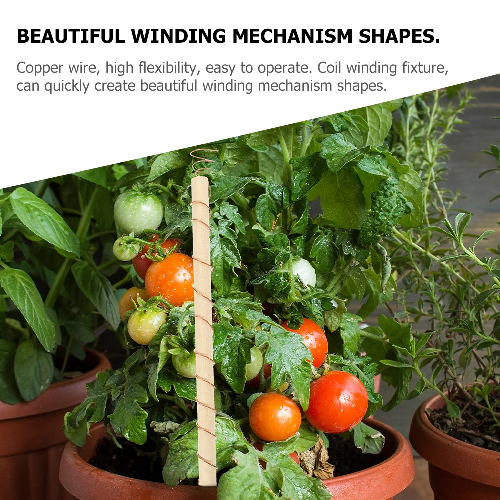 

1Set Gardening Copper Wire Antenna Easy to Operate Coil Winding Fixture Perfect for DIY Garden Decoration and Culture