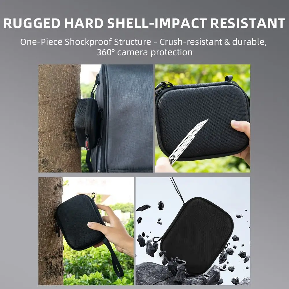 

Portable Carrying Case with Wristband Waterproof Camera Storage Bag Shockproof Nylon Handbag for DJI Osmo Nano