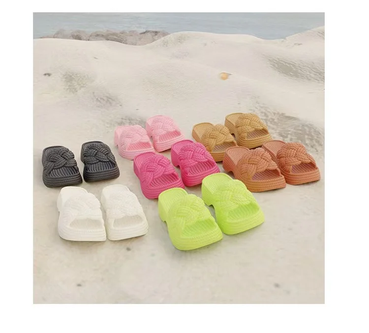 Women Slippers Platform Wedges Flip Flops Summer Casual Cozy Slides Women Designer Beach Dress Sandal Fashion Sport Ladies Shoes