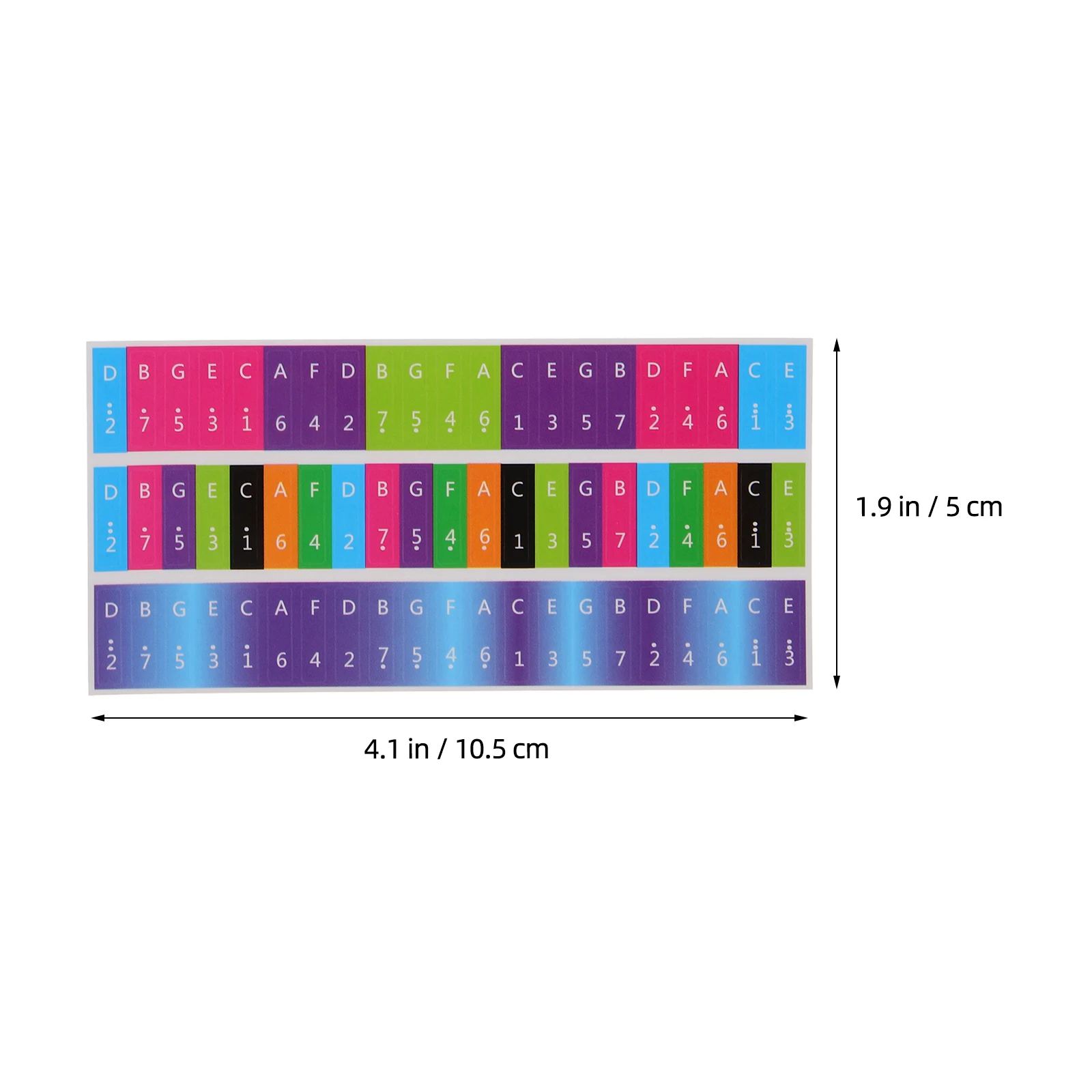 

Kalimba Note Stickers Practical Scale Decal for Beginners and Seasoned Players Gift Music Supplies Kalimba Stickers