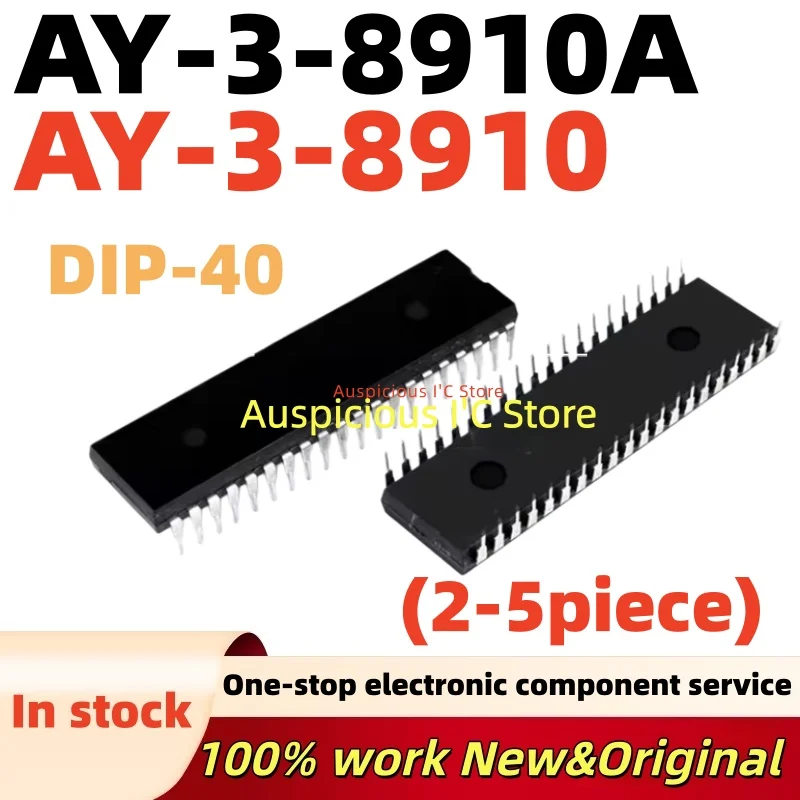 (2-5pcs)8910 8910A AY-3-8910 AY-3-8910A AY-3 DIP-40