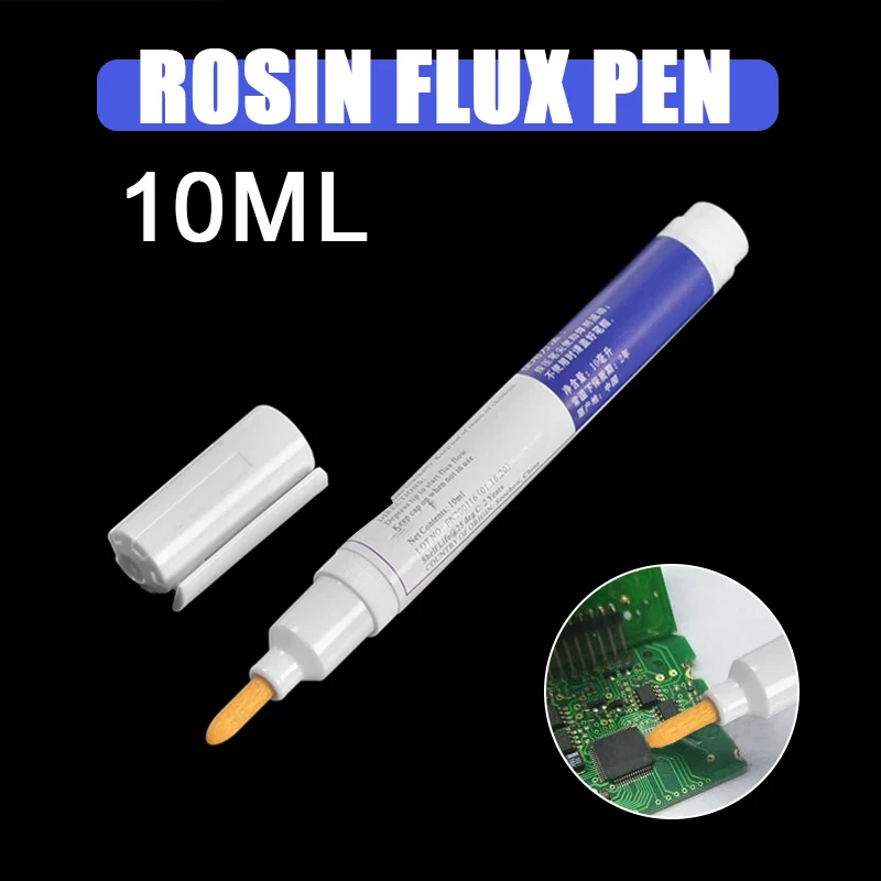 

10ml Soldering Rosin Flux Pen For Solar Cell Panels Soldering PCB Board Electrical Repairment No-clean Welding Fluxes Tool