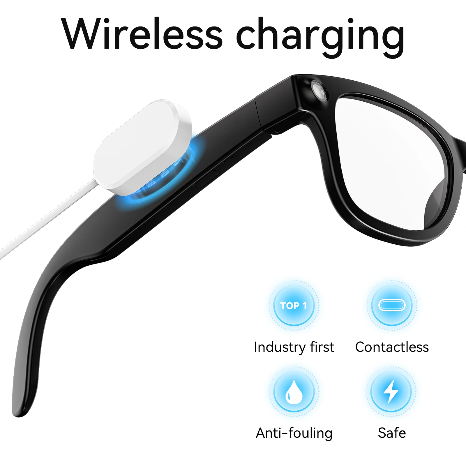 

Новые умные очки с ИИ 2026 года: беспроводные звонки по Bluetooth, перевод в реальном времени, музыка, фонарик, длительное время работы, расширенная модель языковой базы