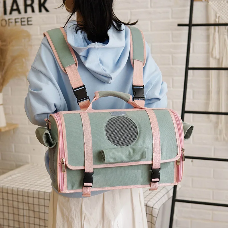 

Cat Carrier Backpack Breathable Pet Carriers Bag for Cat Backpack Travel outdoor portable packaging to carry pet supplies