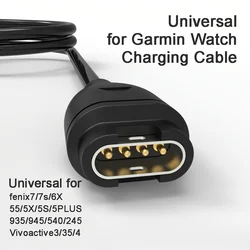 Charging Cable for Garmin Watch, Compatible with Fenix8 7 5x 6S PRO Charger, for VivoActive5 Data Cable Charger