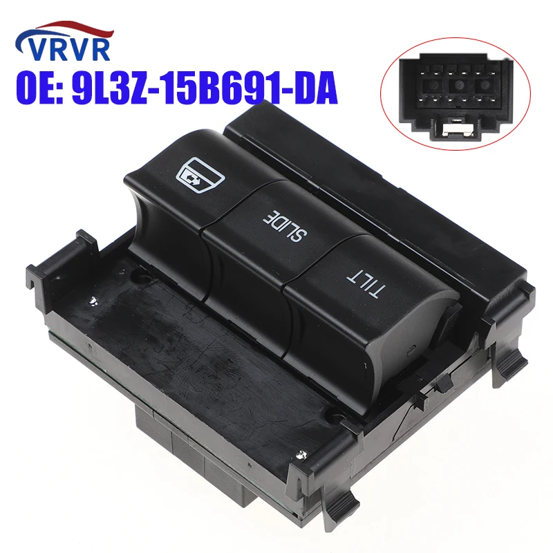 

VRVR 9L3Z-15B691-DA 9L3Z15B691DA Overhead Roof Sunroof Switch For Ford F150 F250 F350 2009-2016