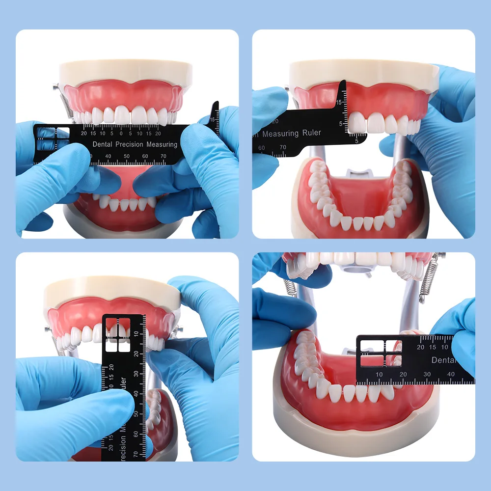 AZDENT regla multimedición de precisión Dental, herramienta médica, escala de medida, instrumentos endodónticos, odontología