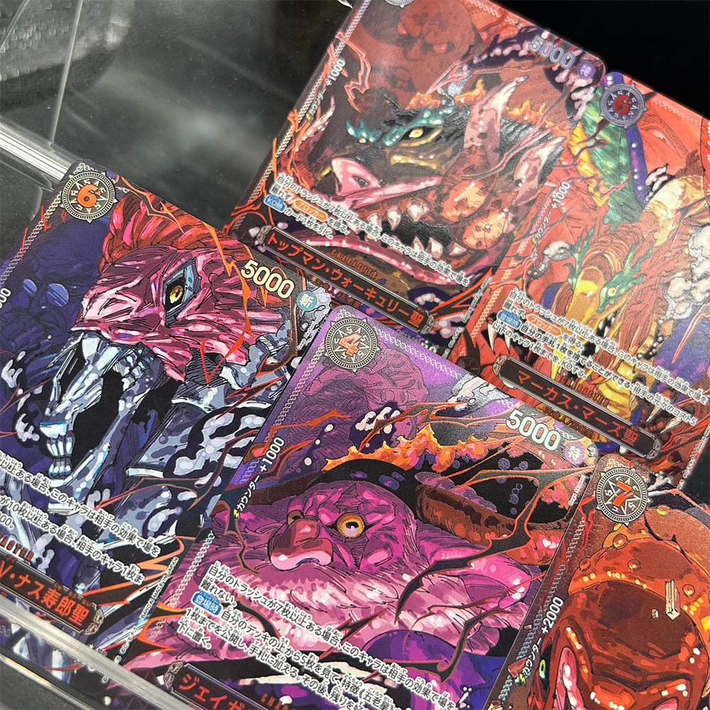 5 قطعة/المجموعة أنيمي OPCG جمع بطاقة سانت شيبرد جو بيتر OP13-084 Alt الفن الأحمر تحمل على إرادته OP13-091 OP13-080 الهدايا لعبة