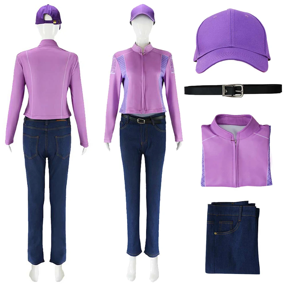 

Джуди Хопс, женский фиолетовый костюм для косплея, мультяшный зоопарк 2, маскировка, ролевая игра, фантазийная одежда, костюмы для вечеринки на Хэллоуин, шляпа, головные уборы