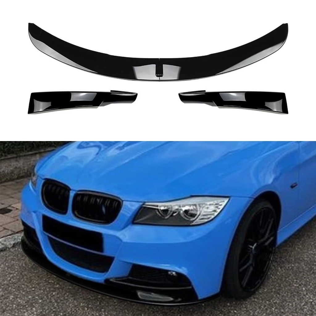 

Car Front Bumper Lip Spoiler For BMW 3 Series E90 E91 LCI M Sport 2009-2012 Front Bumper Protector Lower Blade Splitter