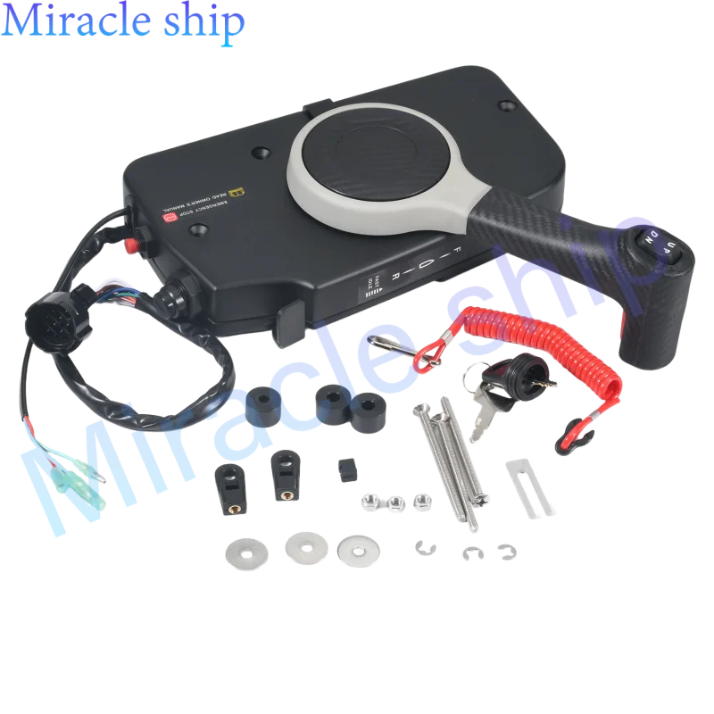 

Remote Control Box 67200-93J50 For Suzuki Outboard Motor 4 stroke BF9.9-BF250 Boat Engine Single Handle High quality accessories