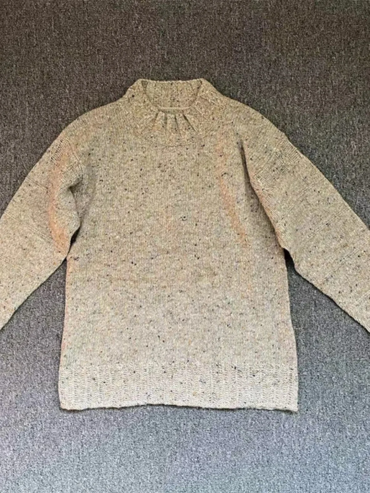 

50 Wool Knitted Sweater ex f High Collar Dot Artistic Design Commute Sle Winter Collection Women's Men's