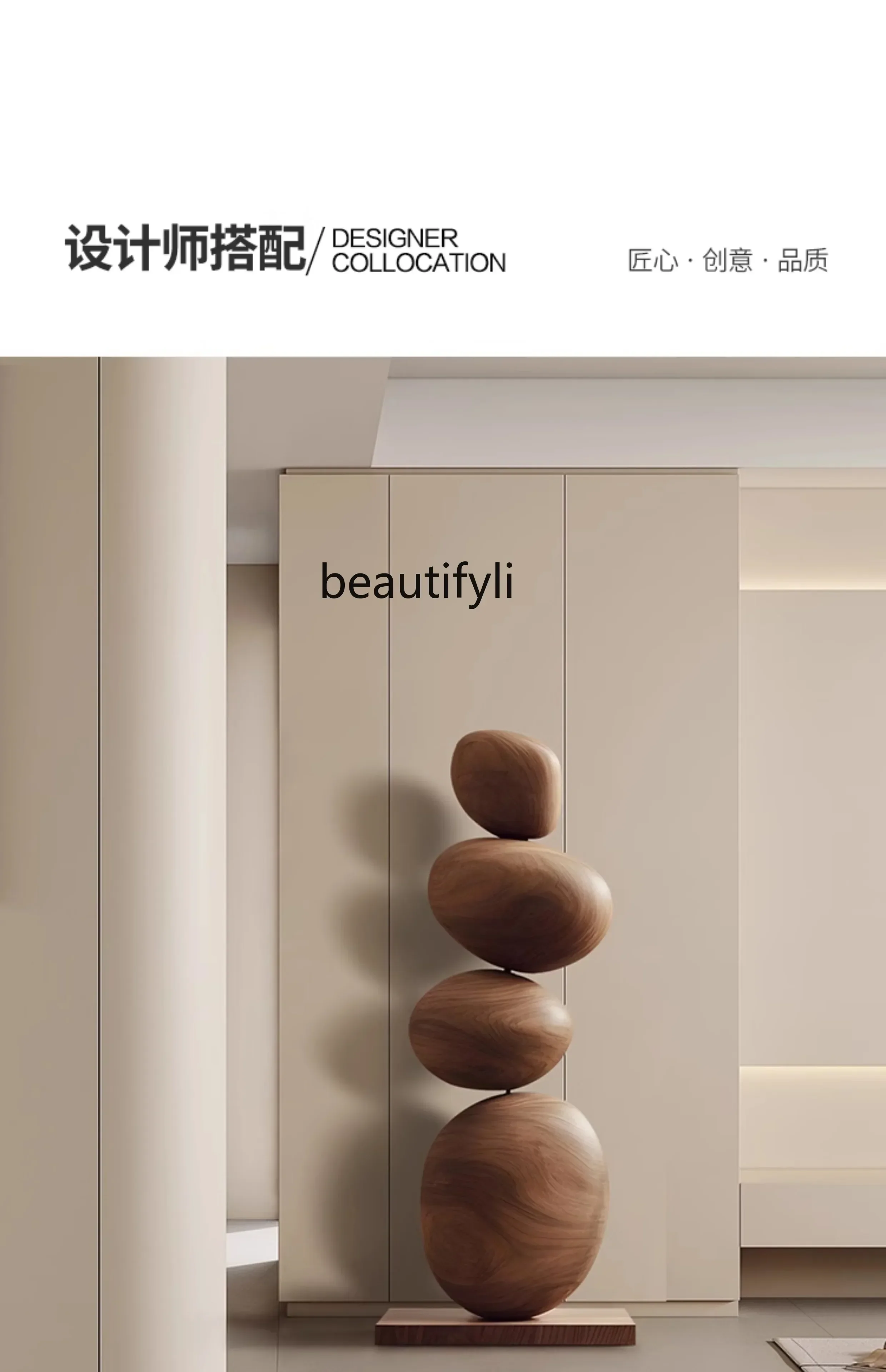D178 yh Stone running solid wood sculpture art floor ornaments large bed and breakfast hotel living room decorations